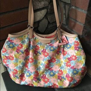 Coach Floral Shoulder Bag